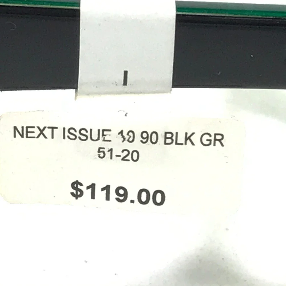 Next Issue NI 10 COL 90 Eyeglasses Frames Black Green Square Full Rim 51-20-145